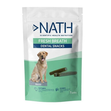 Nath Snacks Dentários Maxi Fresh Breath para cães