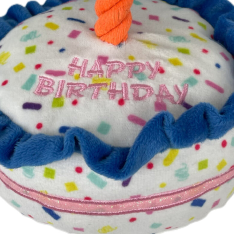 Tootoy! Comfort Brithday Cake Cuddler peluche com som para cães,  Imagem número 3 Tootoy! Comfort Brithday Cake Cuddler peluche com som para cães, , large Imagem número 3