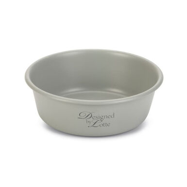 Designed by Lotte Feri Comedouro de Aço Inoxidável Cinzento Claro para cães 