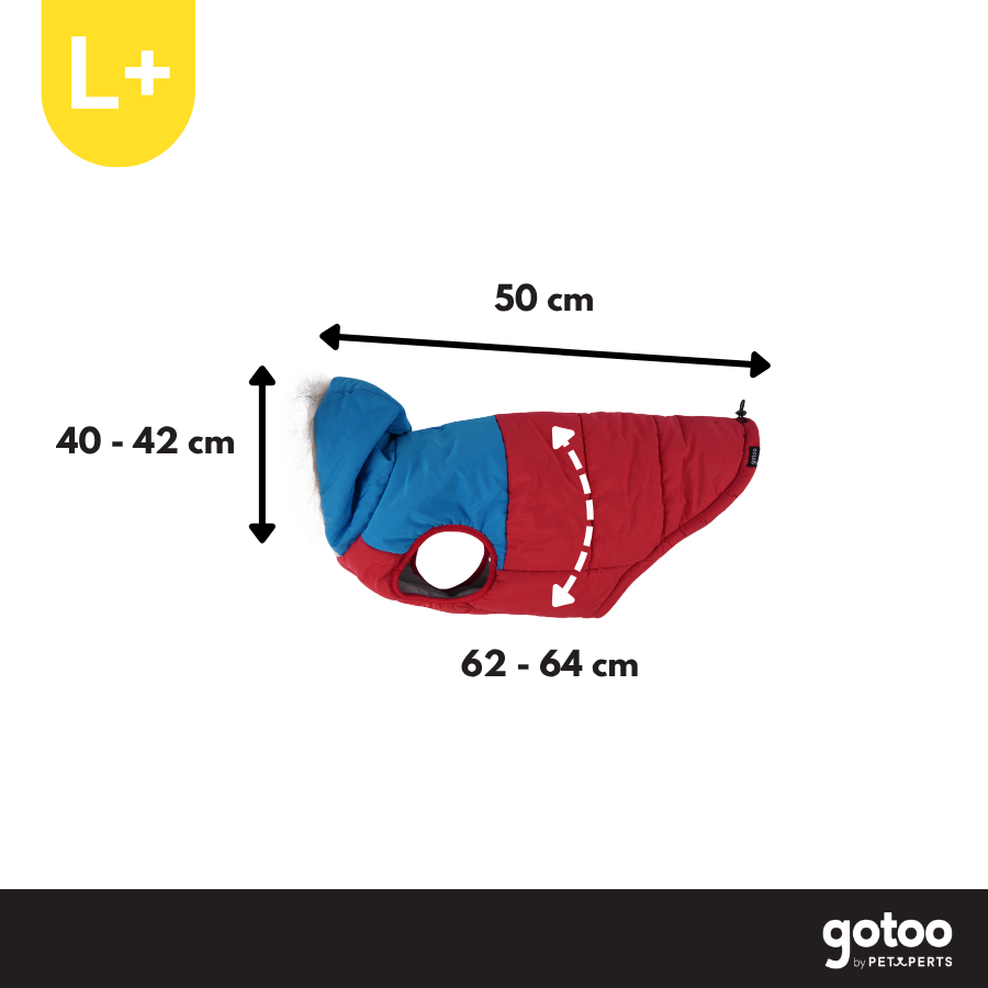 Gotoo Casaco Vermelho com Capuz para c&atilde;es, , large Imagem n&uacute;mero 4