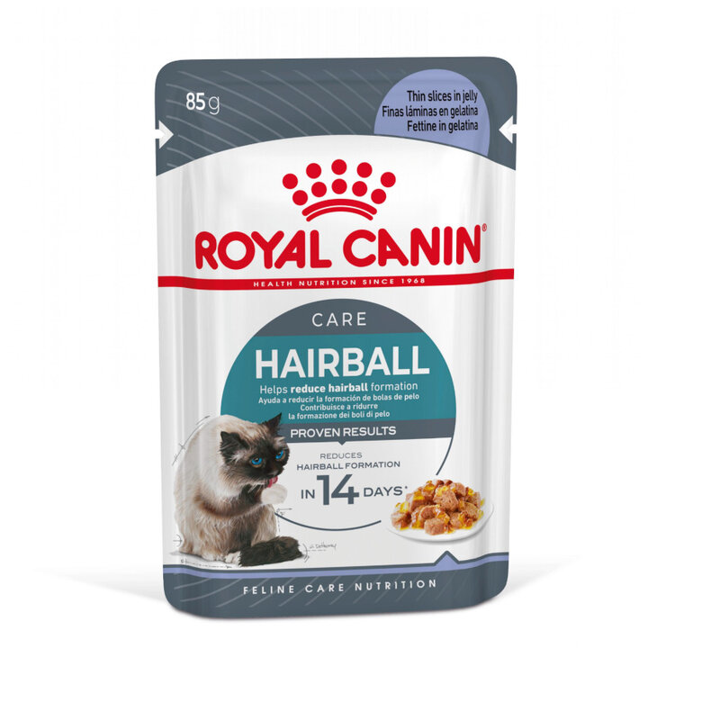 85 g Royal Canin Hairball Care Saquetas em Gelatina para gatos,  Imagem número 1 85 g Royal Canin Hairball Care Saquetas em Gelatina para gatos, , large Imagem número 1