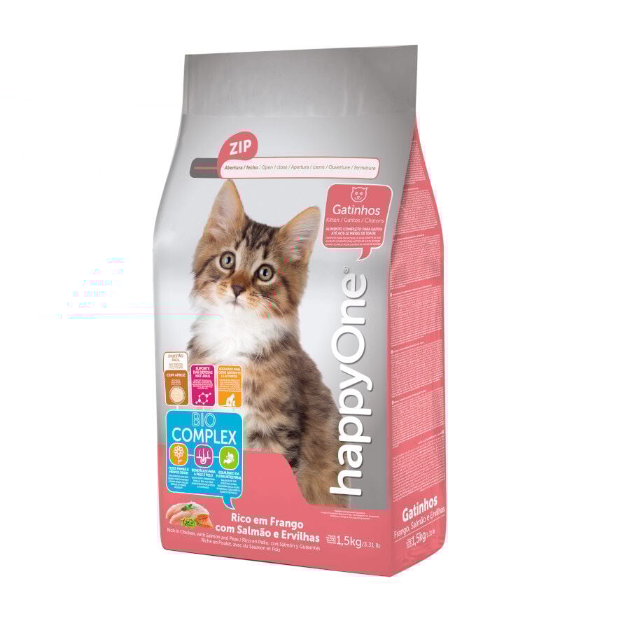 happyOne Ra&ccedil;&atilde;o de salm&atilde;o para gatinhos , , large Imagem n&uacute;mero 1