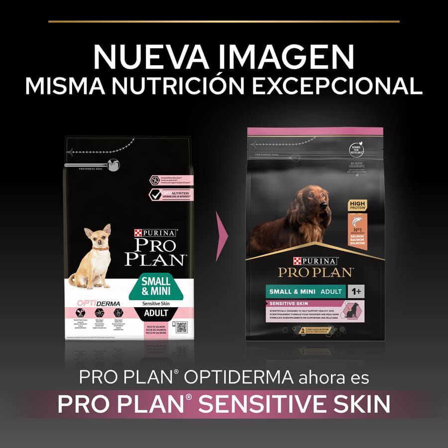 3 kg Pro Plan Adult Small e Mini Salm&atilde;o Peles Sens&iacute;veis ra&ccedil;&atilde;o para c&atilde;es, , large Imagem n&uacute;mero 2