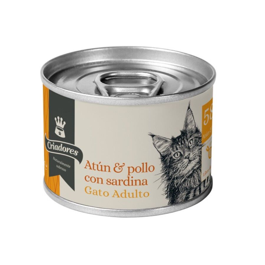 24 latas x 170 g Criadores Adulto Atum com Frango e Sardinha em pat&ecirc; lata para gatos Pack poupan&ccedil;a!, , large Imagem n&uacute;mero 1