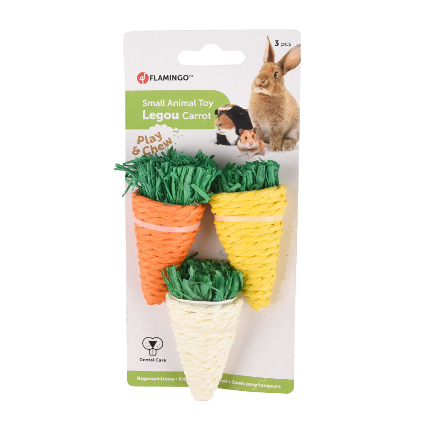 Flamingo Legou Cenoura de brinquedo para roedores, , large Imagem n&uacute;mero 1