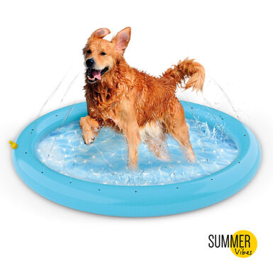 Summer Vibes Piscina com jatos para cães