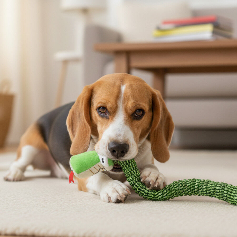 Tootoy! Pull Brinquedo de corda cobra de puxar para c&atilde;es, , large Imagem n&uacute;mero 1