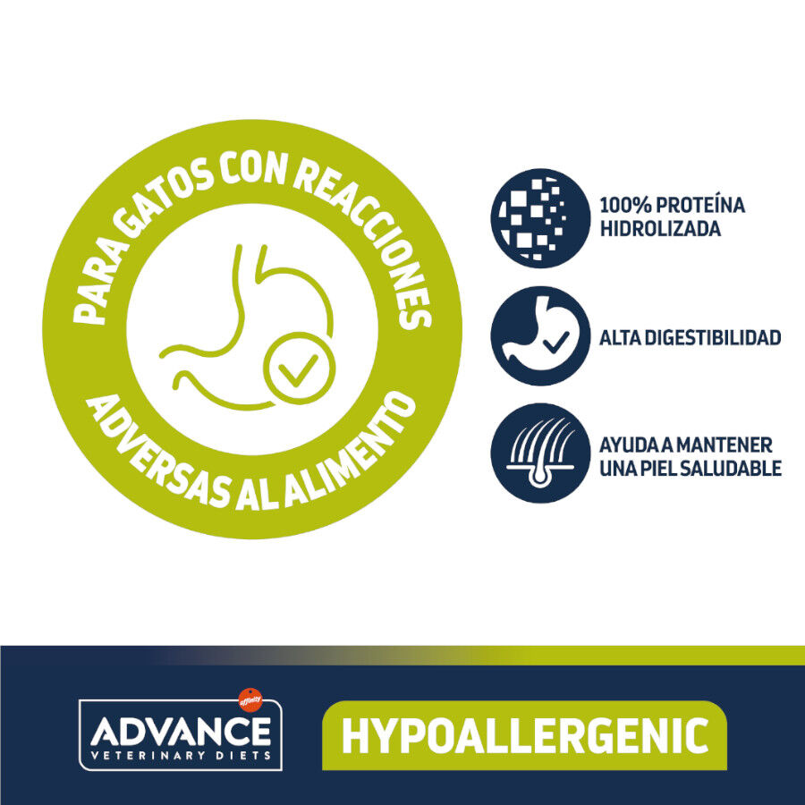 1.25 kg Advance Veterinary Diets Hypoallergenic ra&ccedil;&atilde;o para gatos, , large Imagem n&uacute;mero 3
