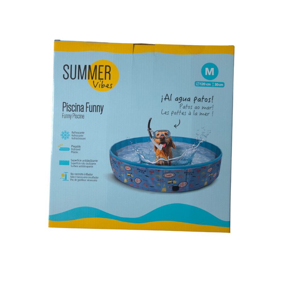 Summer Vibes Pool Funny Dolce Vita Piscina para c&atilde;es, , large Imagem n&uacute;mero 5