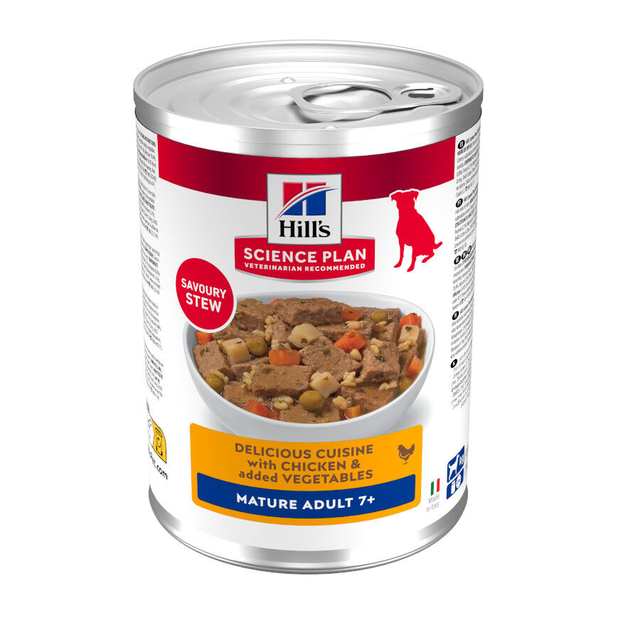363 g Hill's Science Plan Mature Comida h&uacute;mida para c&atilde;es s&eacute;niores, , large Imagem n&uacute;mero 1