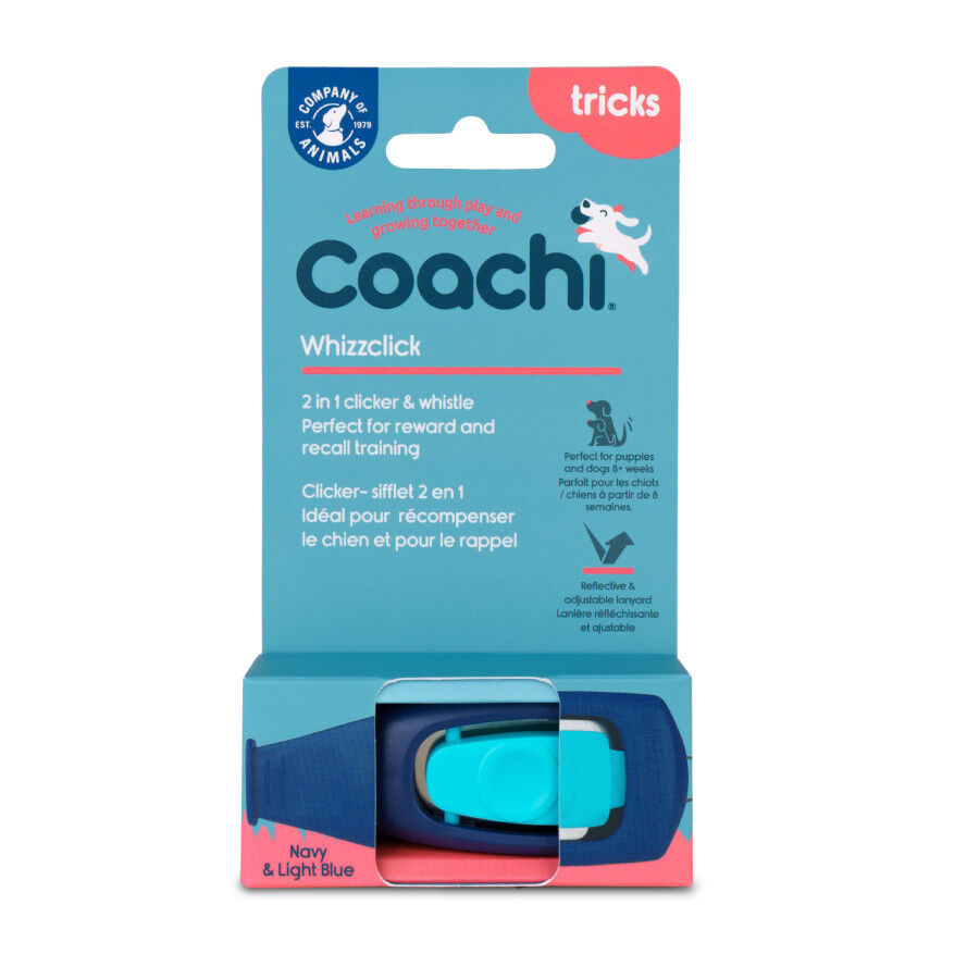 Coachi Cliker com apito azul claro para c&atilde;o, , large Imagem n&uacute;mero 2