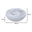 Leeby Cama Donut Anti Stress XXL Cinzenta para pessoas e c&atilde;es, , large Indicador imagem n&uacute;mero 6