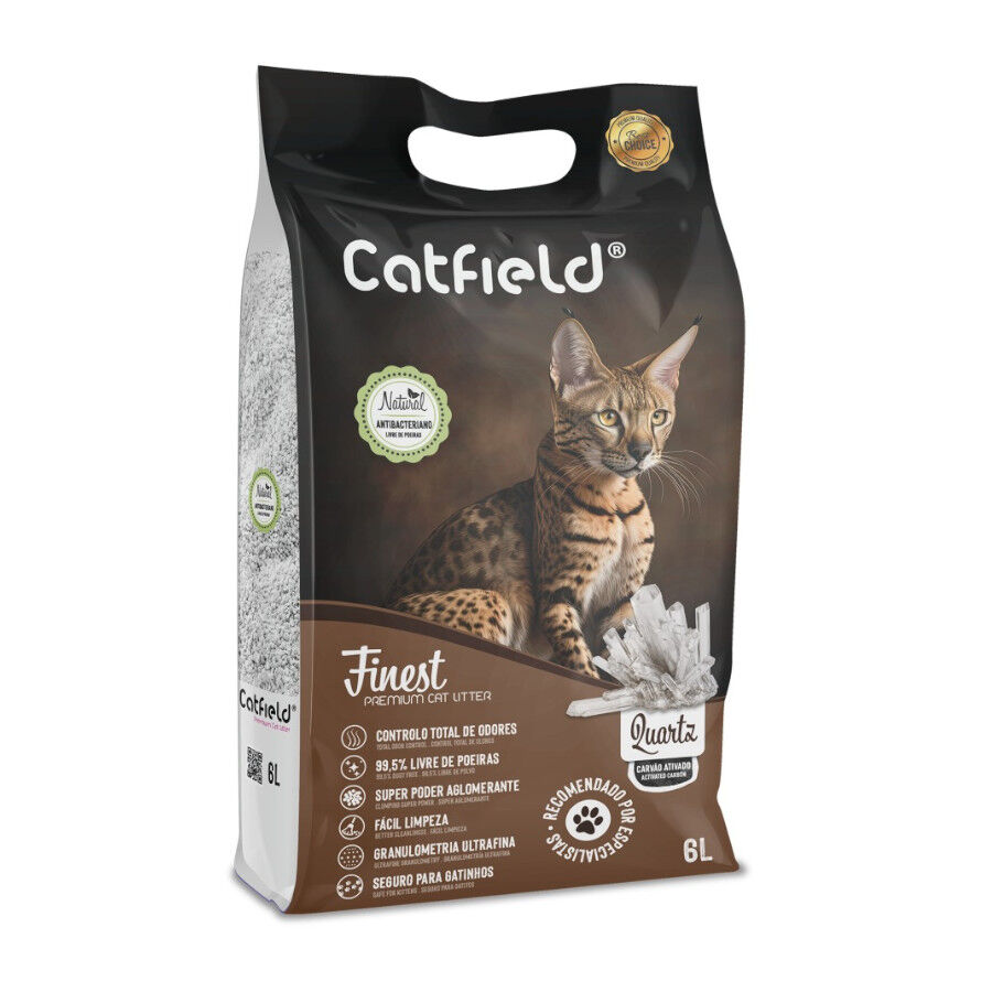 Catfield Finest Quartz Areia Aglomerante Natural para gatos, , large Imagem n&uacute;mero 1