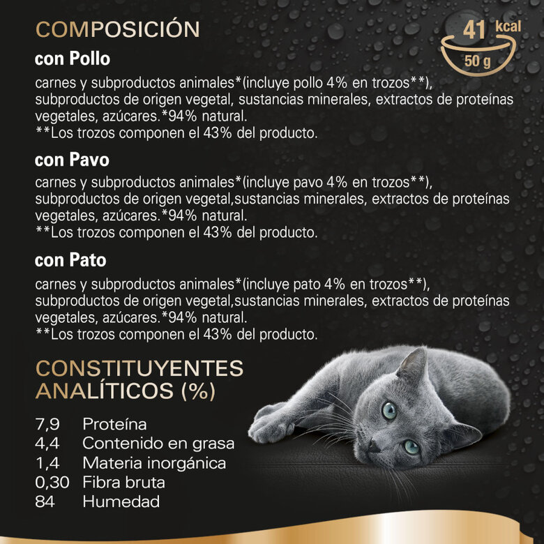6 saquetas x 50 g Sheba Délices du Jour em Frango, Peru e Molho de Pato comida húmida para gatos,  Imagem número 3 6 saquetas x 50 g Sheba Délices du Jour em Frango, Peru e Molho de Pato comida húmida para gatos, , large Imagem número 3