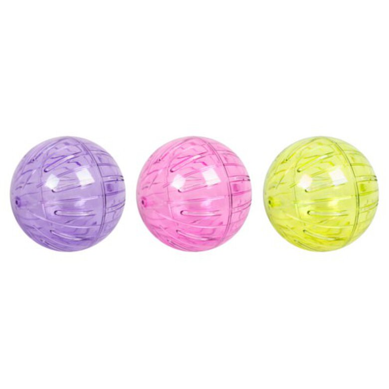 Flamigno pelota neón de colores brillantes. image number null