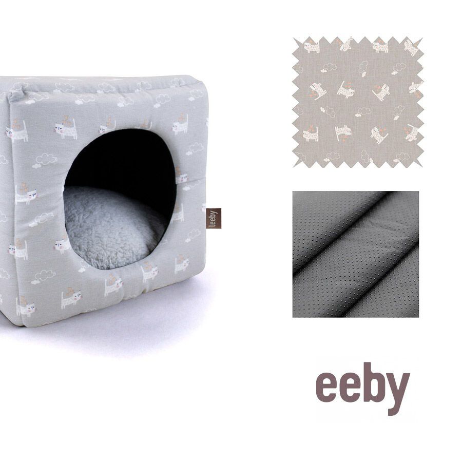 Leeby Cama Azul Claro para gatos, , large Imagem n&uacute;mero 4