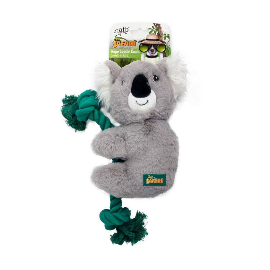 All For Paws Safari Cuddle Koala com corda Brinquedo para c&atilde;es, , large Imagem n&uacute;mero 2