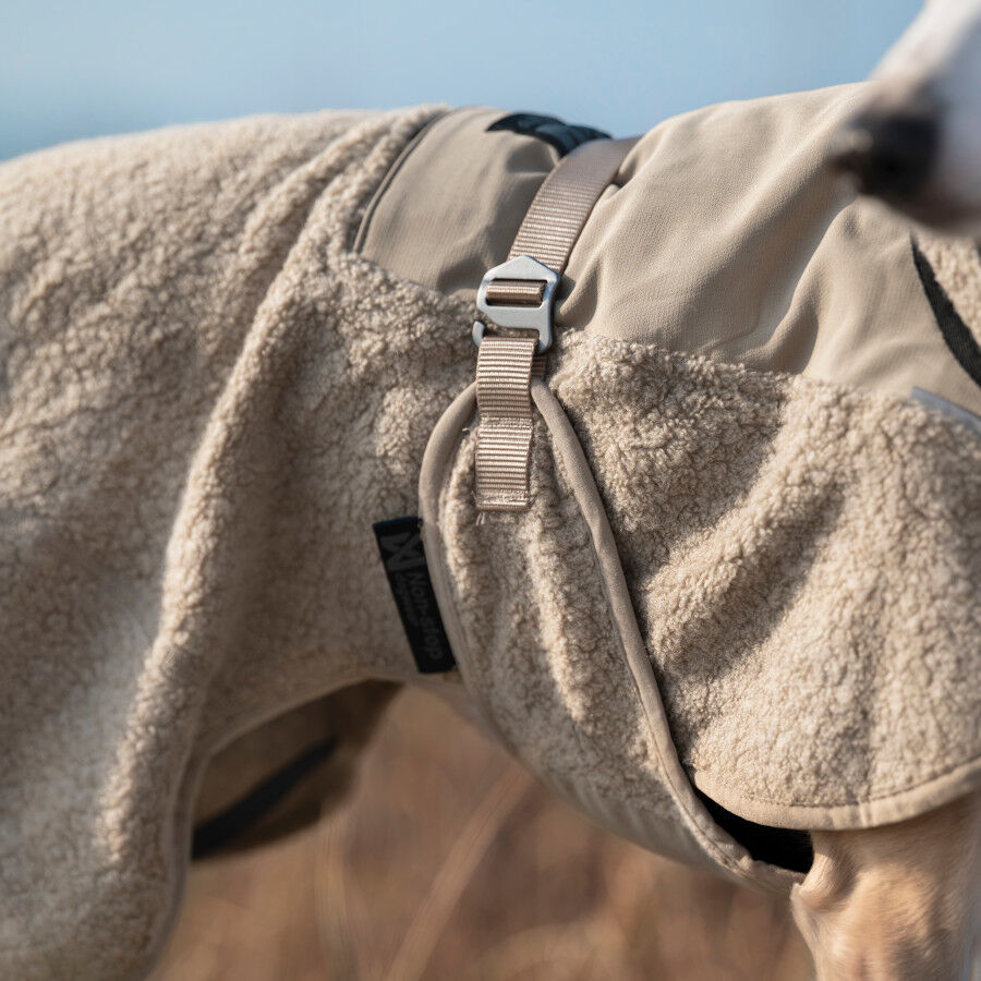 Non-stop Dogwear Casaco de L&atilde; em cor Areia para c&atilde;es, , large Imagem n&uacute;mero 2