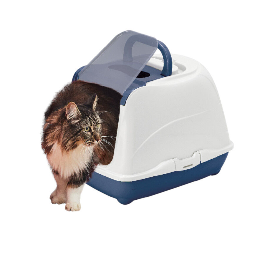 Nice Care Caixa de areia Mega Flip Large azul para gatos, , large Imagem n&uacute;mero 1