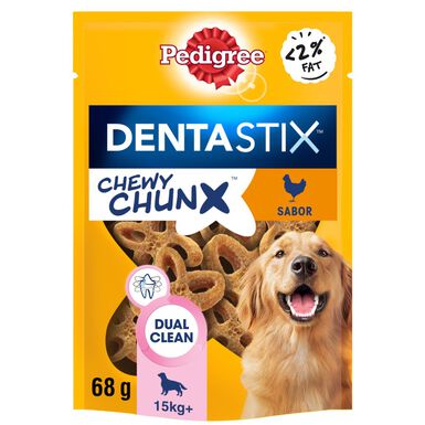 Pedigree Dentastix Chewy Chunx Snacks Dentários Frango para Cães Médios e Grandes