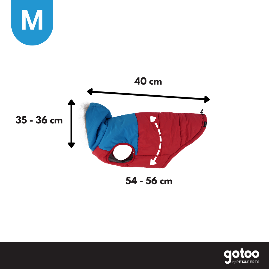 Gotoo Casaco Vermelho com Capuz para c&atilde;es, , large Imagem n&uacute;mero 4