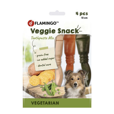 Veggie Snacks Dentários Toothpaste Mix para cães