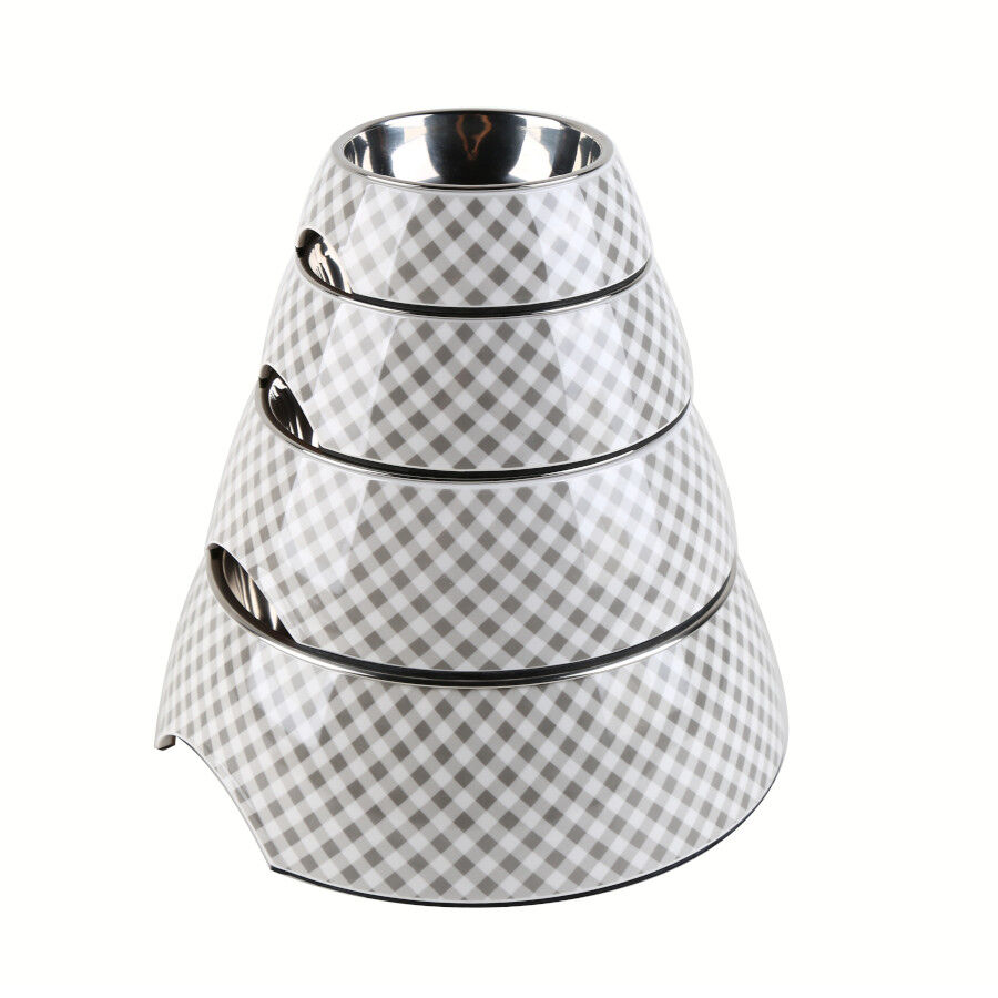 Leeby Comedouro cinza em inox para c&atilde;es, , large Imagem n&uacute;mero 5