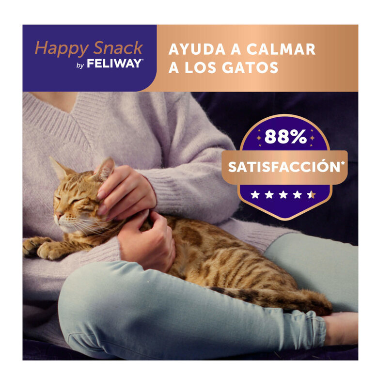 6 saquetas x 10 g Feliway Saquetas Happy Snack Calmante de Frango para gatos,  Imagem número 8 6 saquetas x 10 g Feliway Saquetas Happy Snack Calmante de Frango para gatos, , large Imagem número 8