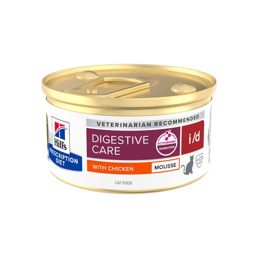 85 g Hill's Prescription Diet i/d Mousse de Frango em Lata para gatos, , large Imagem n&uacute;mero 2