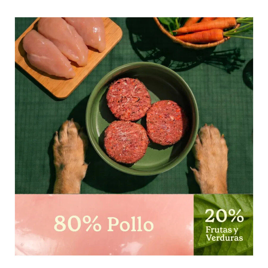 2.5 kg Wild Balance BARF Frango e Legumes alimenta&ccedil;&atilde;o natural congelada para c&atilde;es, , large Imagem n&uacute;mero 4