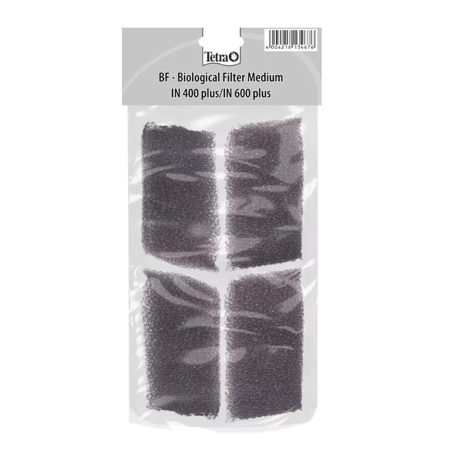 Tetra In Plus recambio esponja filtrante pack 4 Imagem n&uacute;mero 1