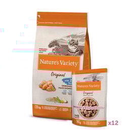 Pack Alimento Gatos Esterilizados Original Salmão Nature's Variety