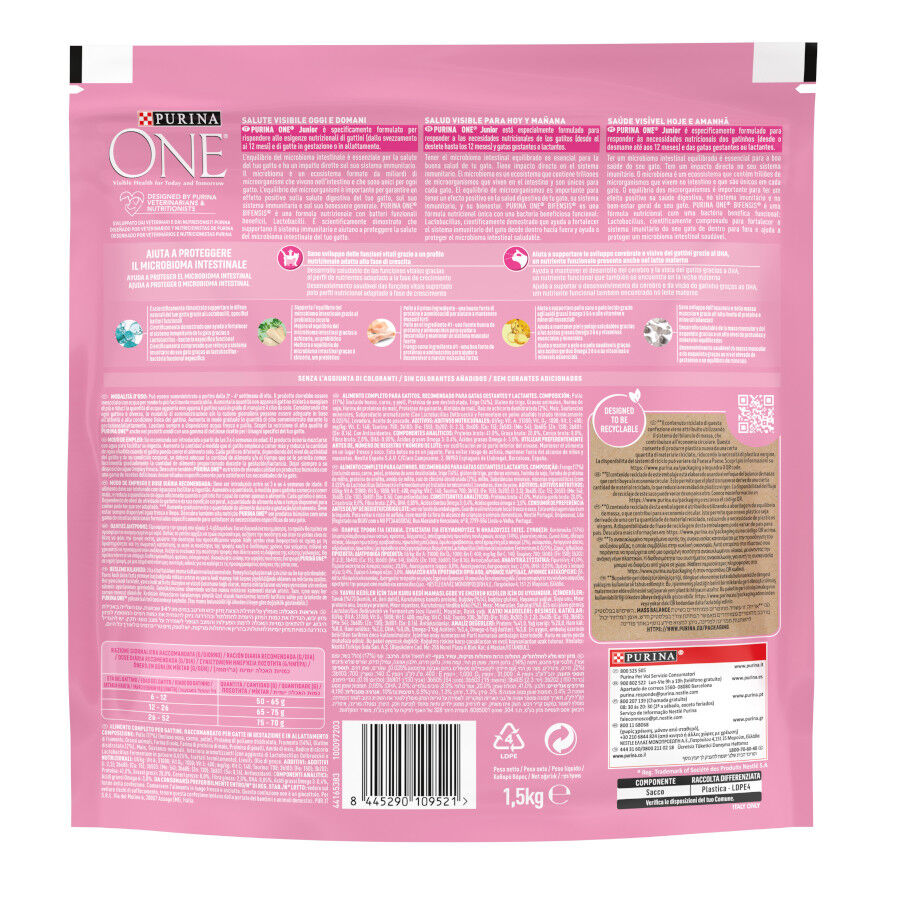 1.5 kg Purina One Junior Bifensis Frango ra&ccedil;&atilde;o para gatos , , large Imagem n&uacute;mero 4