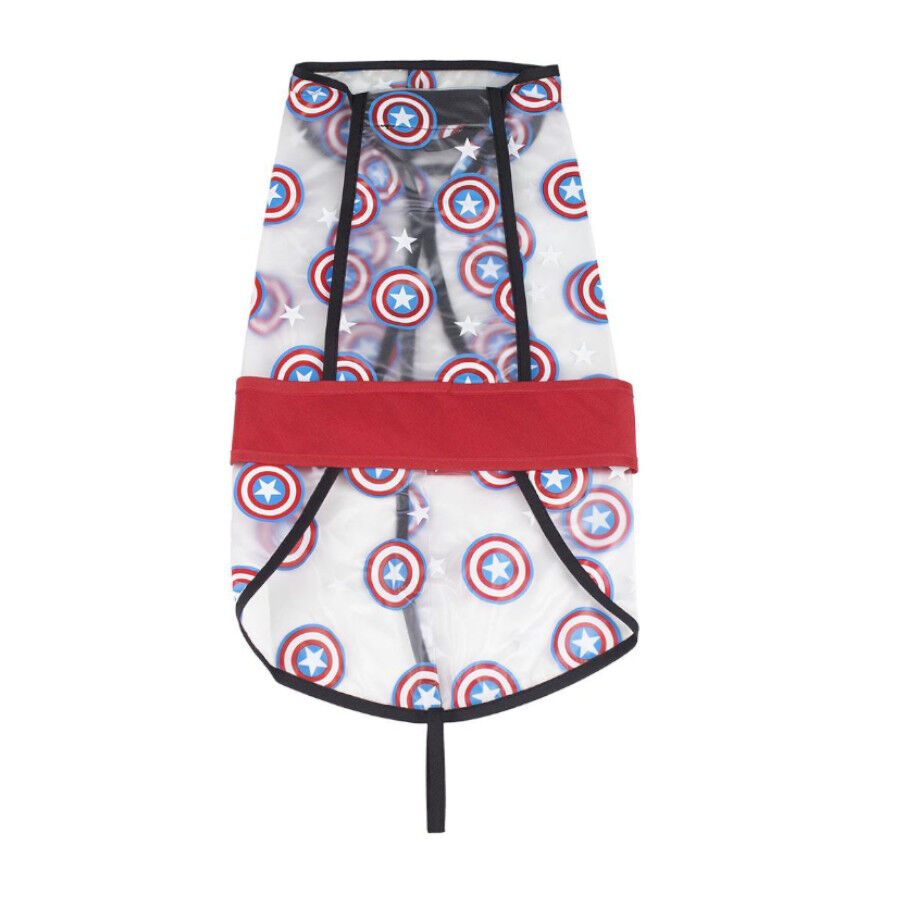 Disney Marvel Capa de Chuva Imperme&aacute;vel Captain America para c&atilde;es, , large Imagem n&uacute;mero 2