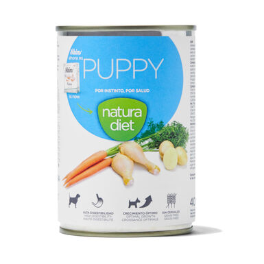 Natura Diet lata de alimento húmido puppy