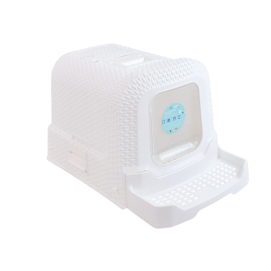 Nice Care Caixa de Areia Fechada Branco para gatos, , large Imagem n&uacute;mero 8
