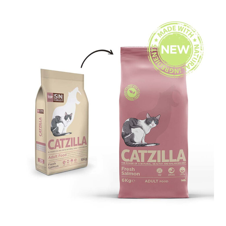 6 kg Catzilla Fresh Salmão ração para gatos,  Imagem número 2 6 kg Catzilla Fresh Salmão ração para gatos, , large Imagem número 2