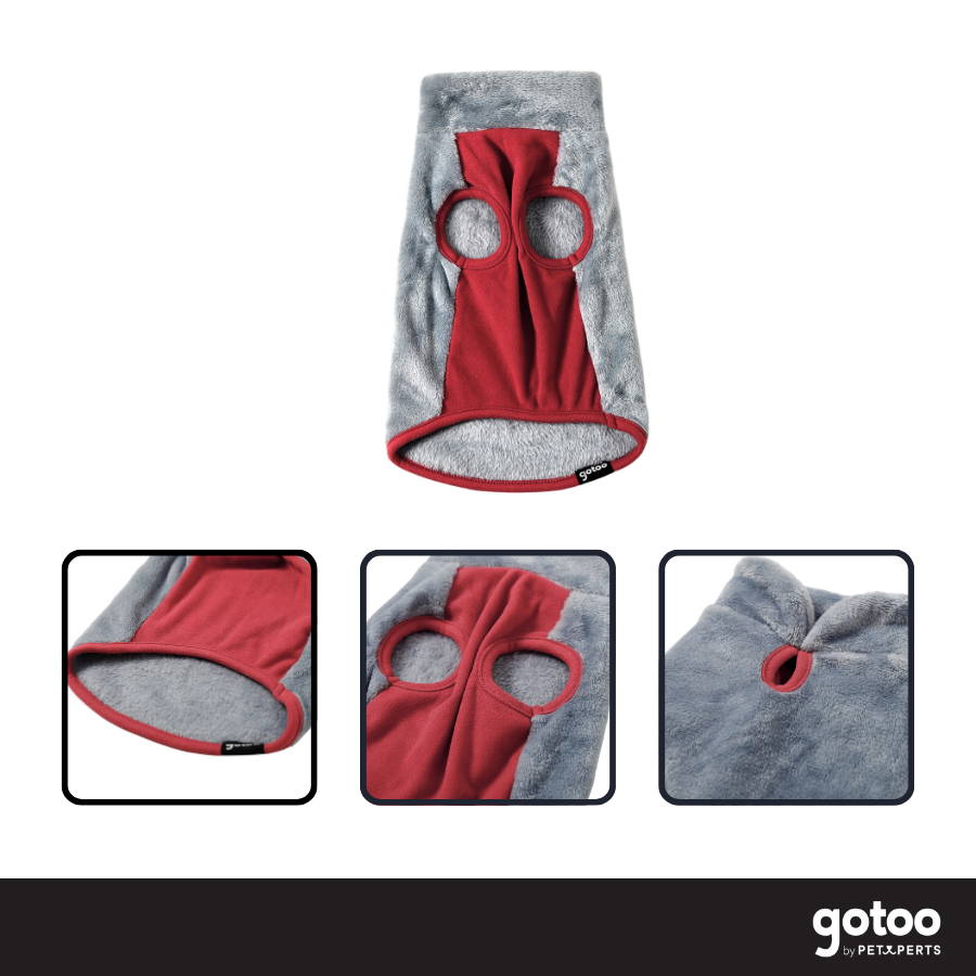 Gotoo Camisola Polar Azul para c&atilde;es, , large Imagem n&uacute;mero 3