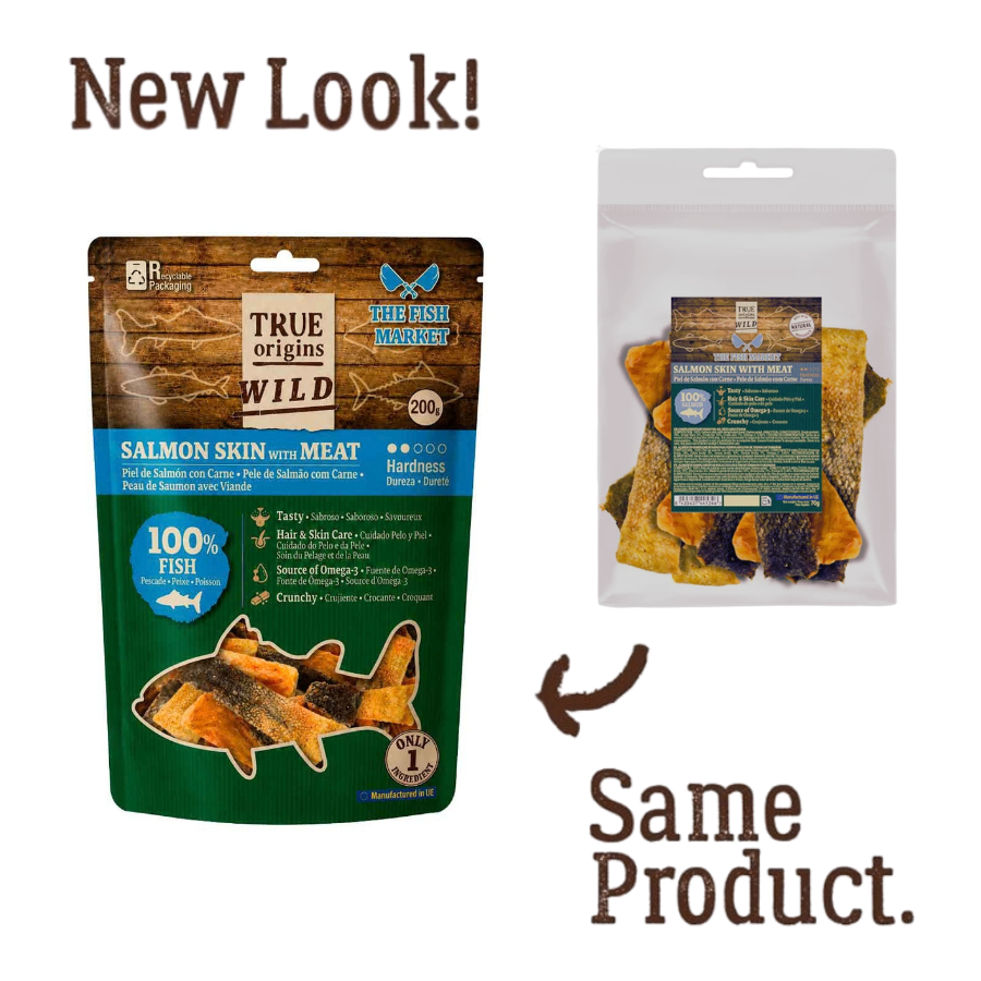 70 g True Origins Wild Pele de salm&atilde;o com carne Snack para c&atilde;es, , large Imagem n&uacute;mero 2