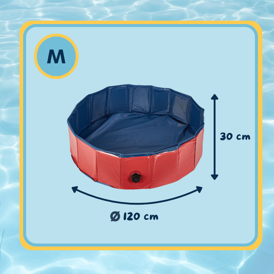 Summer Vibes Fresh Pool Piscina Vermelha para c&atilde;es, , large Imagem n&uacute;mero 4