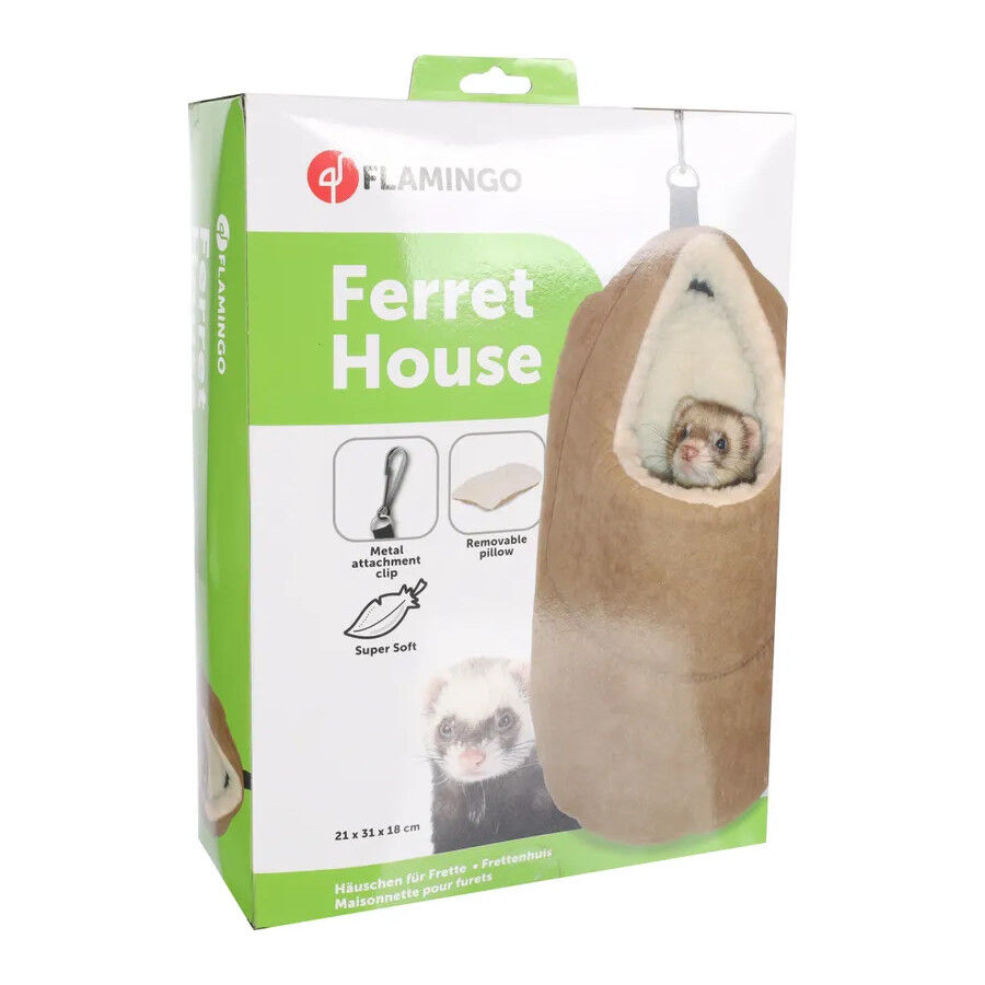 Flamingo casa pendurante para fur&otilde;es de ante, , large Imagem n&uacute;mero 3