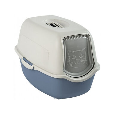 Rotho Eco Bailey Caixa de Areia Branca e Azul para gatos