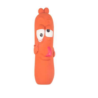 Flamingo JP Mordedor Tipsy Salsicha de látex para cães