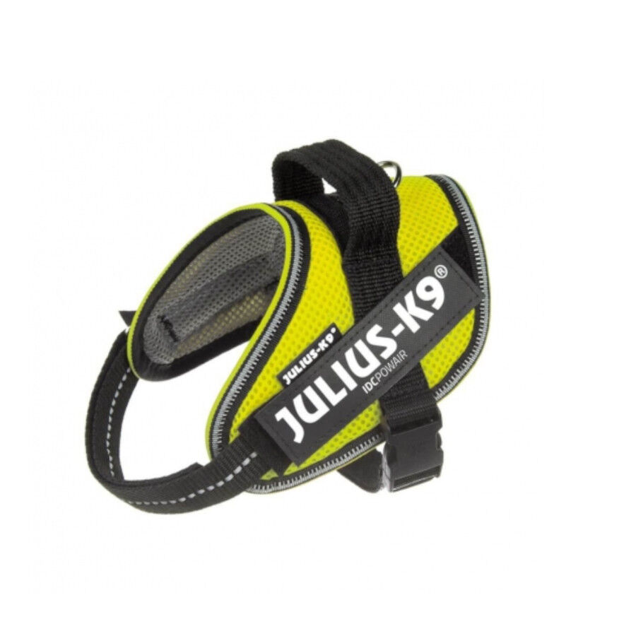 Julius K9 IDC Powair Neon Peitoral Amarelo para c&atilde;es, , large Imagem n&uacute;mero 1
