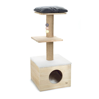 Designed by Lotte Kamina Árvore de madeira arranhador para gatos