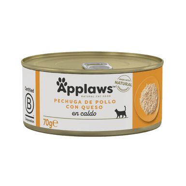 Applaws Frango com Queijo lata para gatos