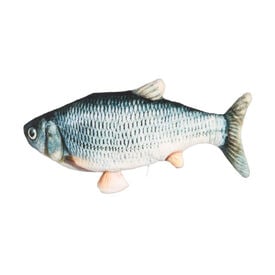 Flamingo Flounder Brinquedo em forma de Peixe Eléctrico para gatos