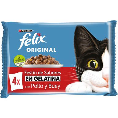 Felix Sensations Seleção de Carnes saqueta em geleia - Multipack 