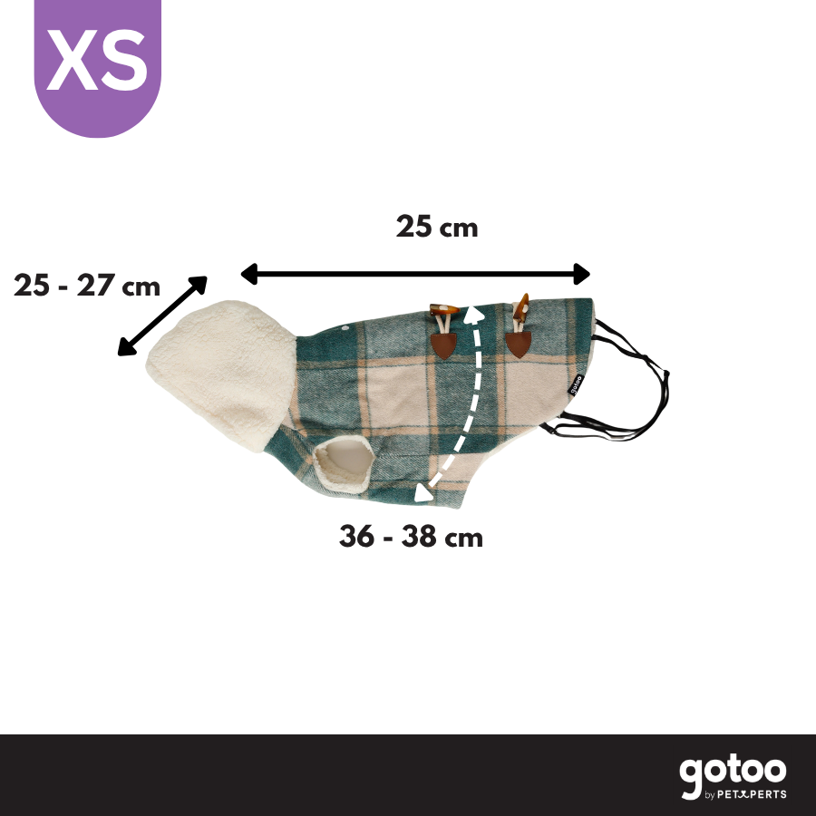 Gotoo Casaco Tartan com Capuz para c&atilde;es, , large Imagem n&uacute;mero 4