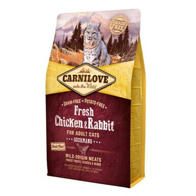 Carnilove Frango & Coelho ração para gatos